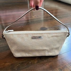 Vintage Gucci Boat Pochette *RARE COLOR*
